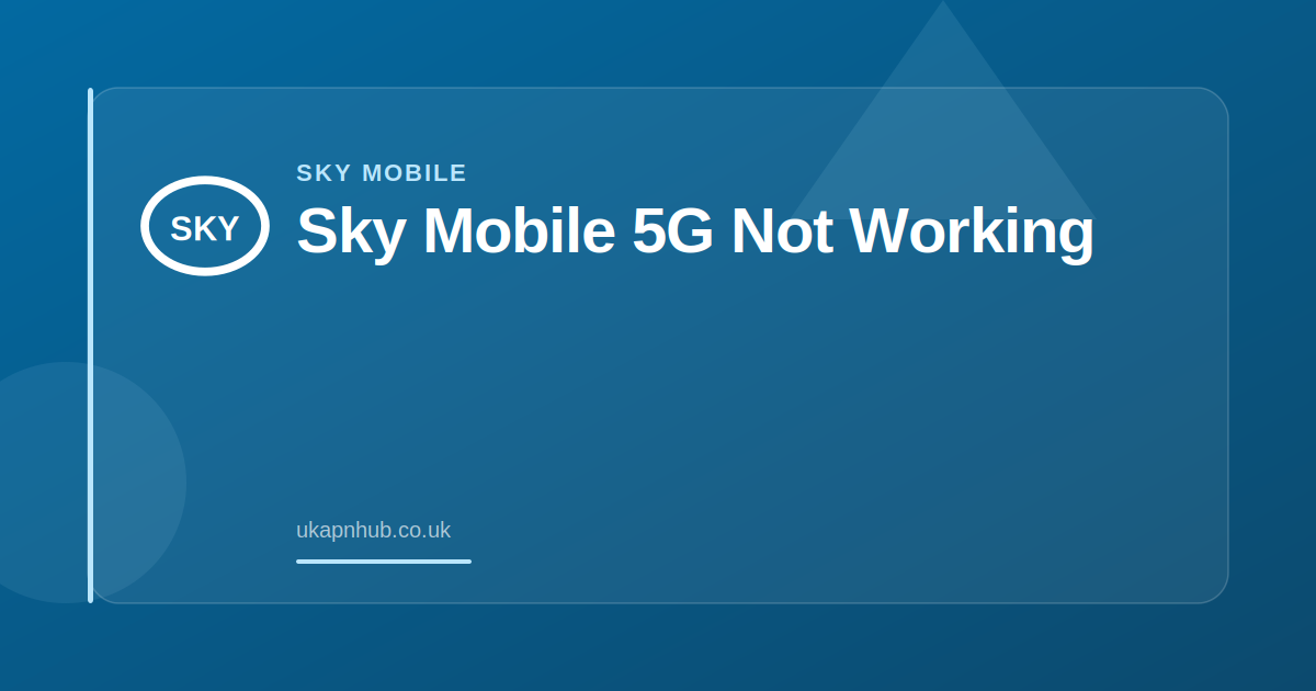 SIM Card No Service Fix — UK APN Hub guide