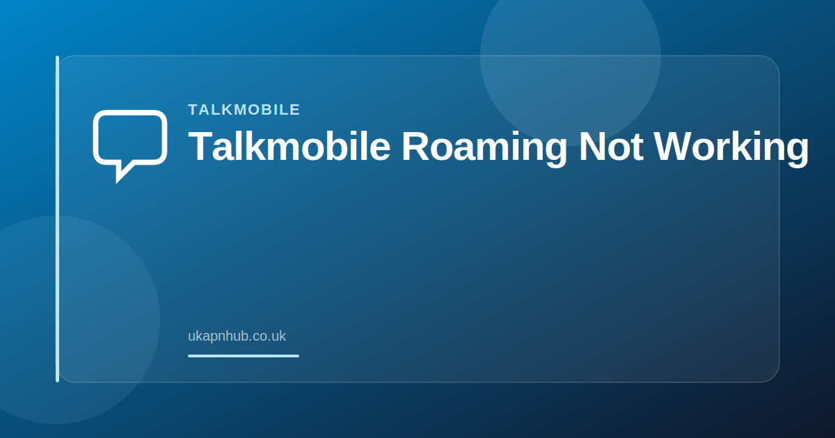 4G Not Working on iPhone — UK APN Hub guide
