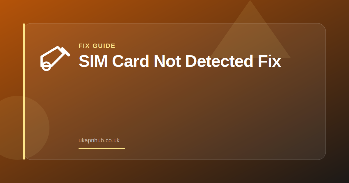 Asda Mobile No Service Fix — UK APN Hub guide