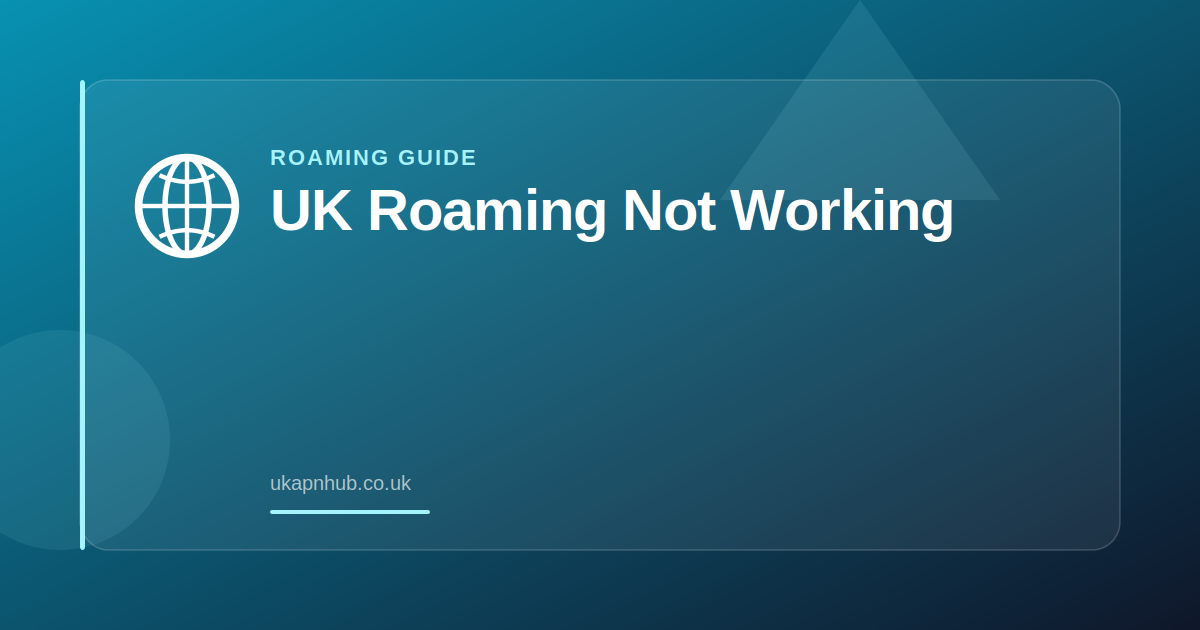 SIM Card Registration Failed — UK APN Hub guide