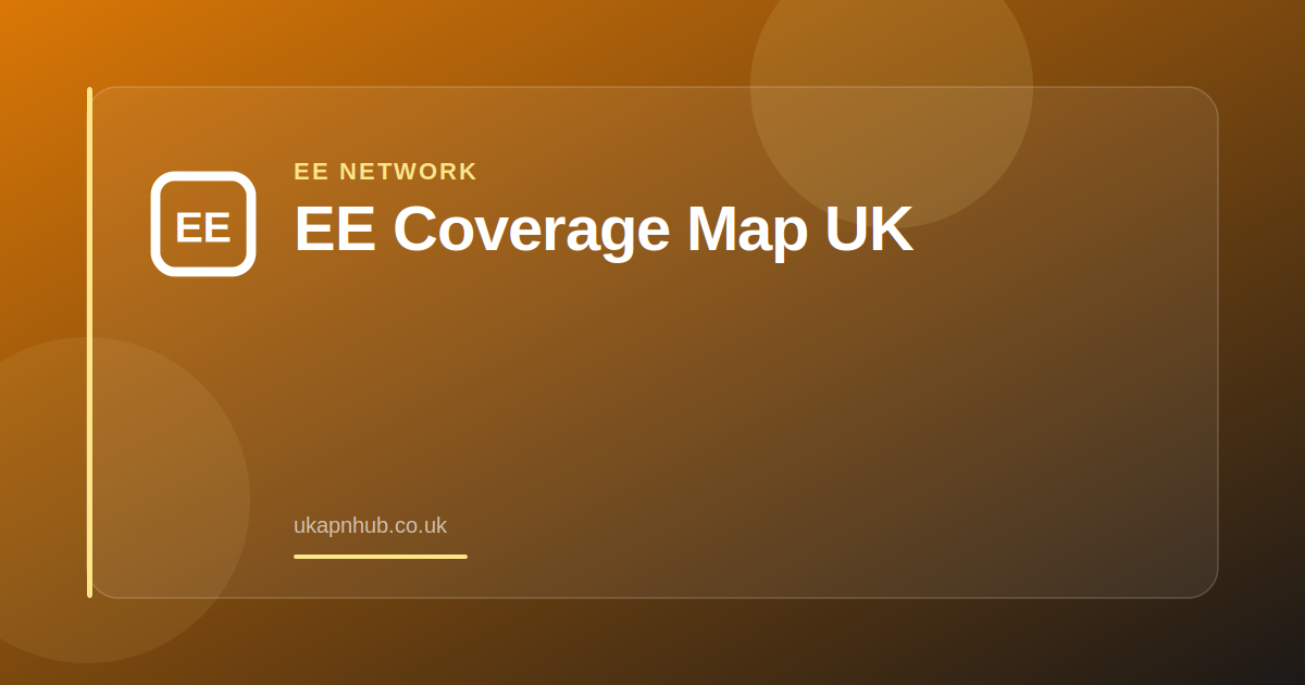 EE Coverage Map UK — UK APN Hub guide