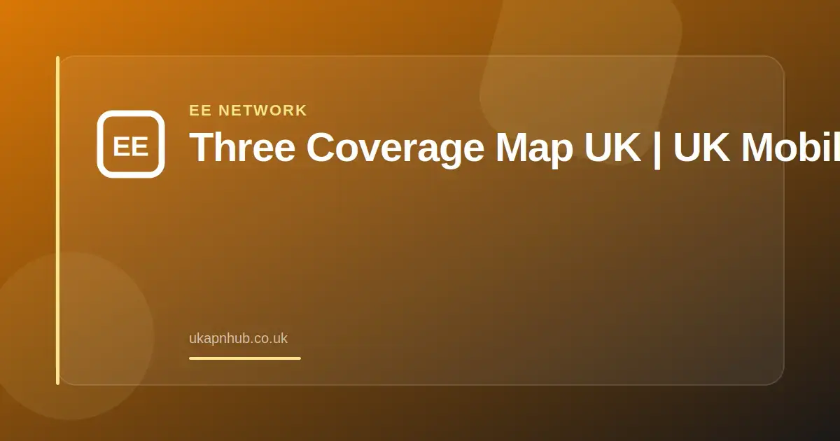 Three Coverage Map UK