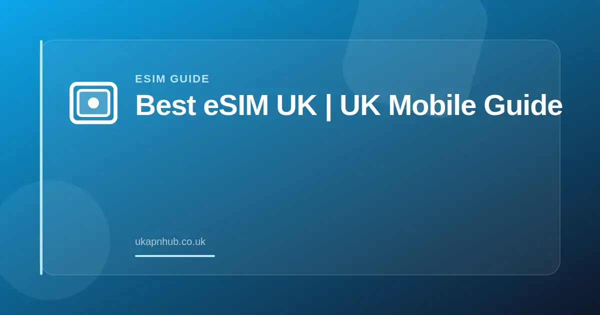 Best eSIM UK