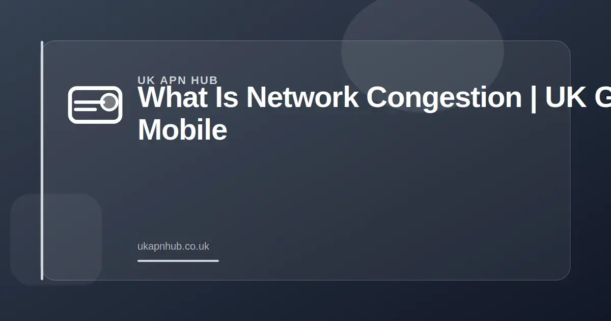 What Is Network Congestion